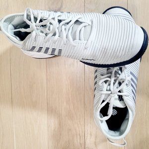 KSwiss Hypercourt Supreme Grey/White/Navy Men's Shoes (size 9)